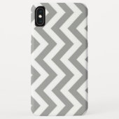 Gray White Chevron Case-Mate iPhone Case (Achterkant)