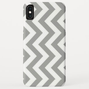 Gray White Chevron Case-Mate iPhone Case