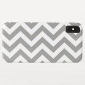 Gray White Chevron Case-Mate iPhone Case (Achterkant (horizontaal))