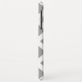 Gray White Chevron Case-Mate iPhone Case (Achterkant/links)