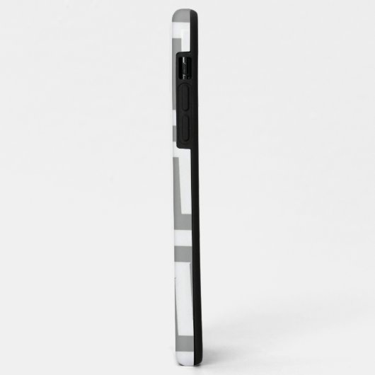 Gray White Chevron Case-Mate iPhone Case (Achterkant/links)