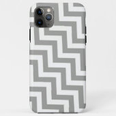 Gray White Chevron Case-Mate iPhone Case (Achterkant)