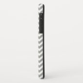Gray White Chevron Case-Mate iPhone Case (Achterkant/links)