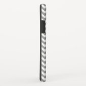 Gray White Chevron Case-Mate iPhone Case (Achterkant/rechts)