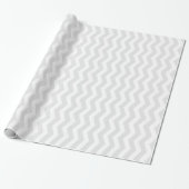 Gray & White Chevron Pattern Cadeaupapier (Uitgerold)
