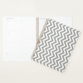 Gray White Chevron Planner (Display)