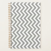 Gray White Chevron Planner (Voorkant)