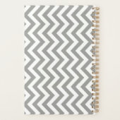 Gray White Chevron Planner (Achterkant)
