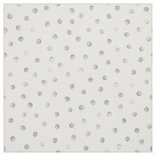 Gray White Confetti Stip Pattern Stof