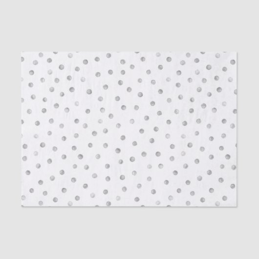Gray White Confetti Stip Pattern Tissuepapier (Voorkant)