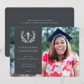 Gray+White Doctor in de osteopathische geneeskunde Aankondiging (Voorkant / Achterkant)