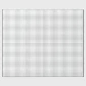 Gray White Gingham Pattern Cadeaupapier (Vlak)