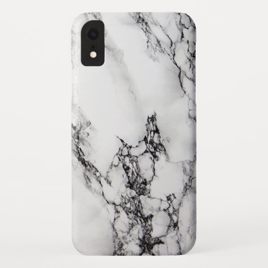 Gray White Marble Stone Case-Mate iPhone Case (Achterkant)
