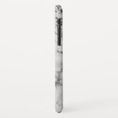 Gray White Marble Stone Case-Mate iPhone Case (Achterkant/links)