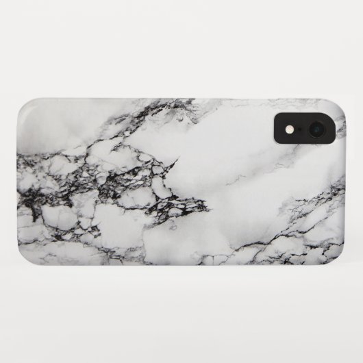 Gray White Marble Stone Case-Mate iPhone Case (Achterkant (horizontaal))