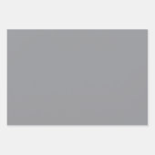 Gray & White Thick Chevron Weddendag V2 Inpakpapier Vel (Voorkant 3)