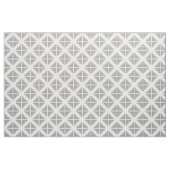 Gray White Trendy Triangles Pattern Fabric Stof (Yard (91,4 cm))