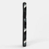 Gray + White Weave Funky Pattern iPhone 5 Hoesje (Achterkant/rechts)