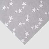 Gray with white stars tissuepapier (Detail)