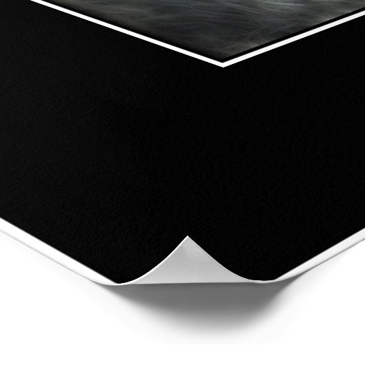 GRAY WOLF Art Poster & Wilderness Poem (Hoek)