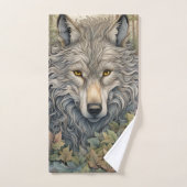 Gray Wolf Bad Handdoek (Handdoek)