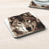 Gray Wolf Bier Onderzetter (Linkerzijde)