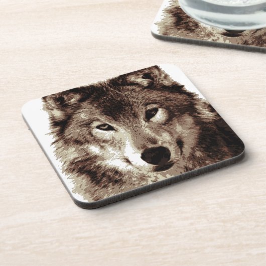 Gray Wolf Bier Onderzetter (Linkerzijde)