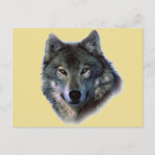 Gray Wolf Briefkaart (Voorkant)