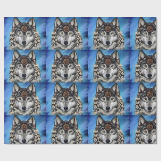 GRAY WOLF CADEAUPAPIER (Vlak)