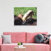 Gray Wolf Canvas Afdruk (Insitu (Woonkamer))