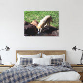 Gray Wolf Canvas Afdruk (Insitu (Slaapkamer))