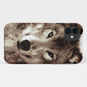 Gray Wolf Case-Mate iPhone Case (Achterkant (horizontaal))