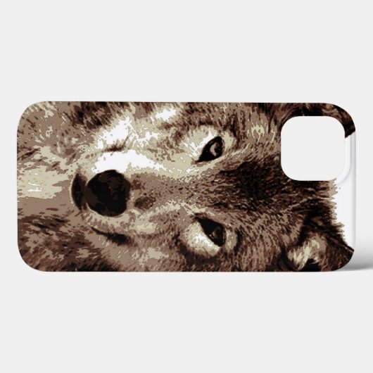 Gray Wolf Case-Mate iPhone Case (Achterkant (horizontaal))