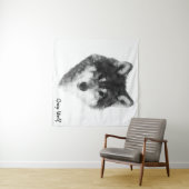 Gray Wolf charming Wandkleed (In Situ (horizontaal))