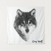Gray Wolf charming Wandkleed (Voorkant)