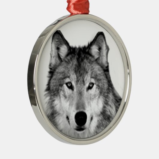 GRAY WOLF CHRISTMAS ORNAMENT (Rechts)