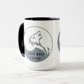Gray Wolf Coffee 15oz Mok (Voorkant links)