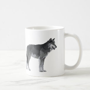 Gray Wolf Coffee Mok
