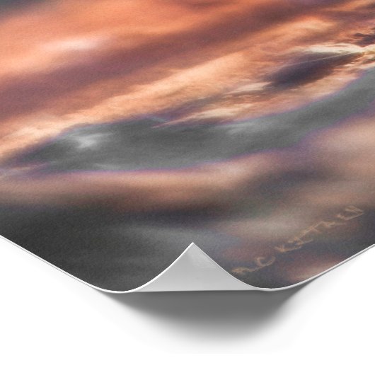 GRAY WOLF COLORFUL ENCOUNTER POSTER (Hoek)