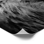 Gray Wolf en Moon Poster (Hoek)