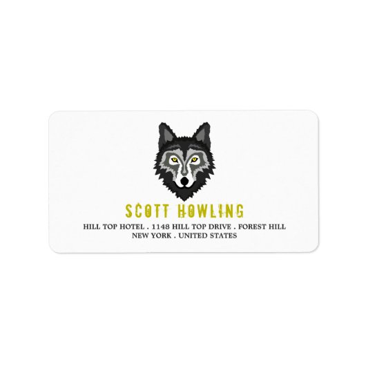 Gray Wolf Etiket (Voorkant)