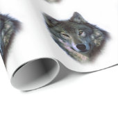 Gray Wolf Eyes Cadeaupapier (Rol Hoek)