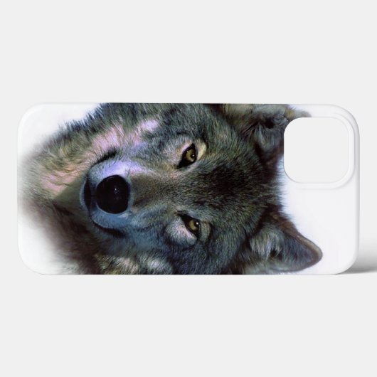 Gray Wolf Eyes Case-Mate iPhone Case (Achterkant (horizontaal))