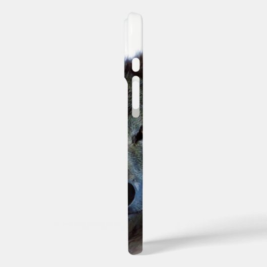 Gray Wolf Eyes Case-Mate iPhone Case (Achterkant / Links)