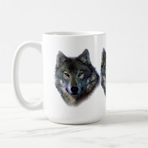 Gray Wolf Eyes Koffiemok