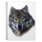 Gray Wolf Eyes Notitieboek (Voorkant)