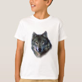 Gray Wolf Eyes T-shirt (Voorkant)