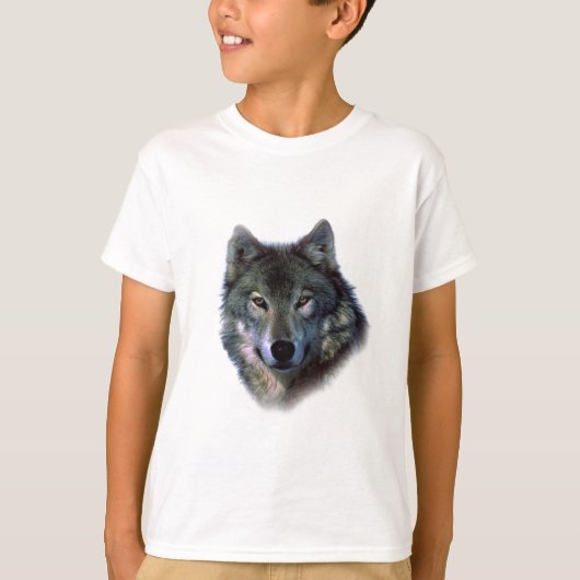 Gray Wolf Eyes T-shirt (Voorkant)