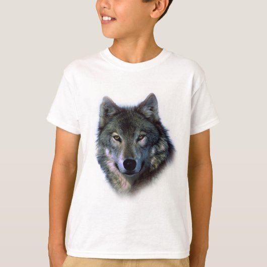 Gray Wolf Eyes T-shirt (Voorkant)