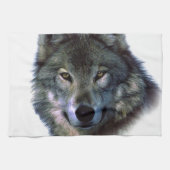 Gray Wolf Eyes Theedoek (Horizontaal)